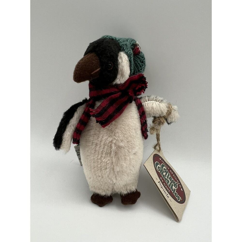 NWT 2000 Cottage Collectibles By Ganz POPSICLE Penguin w Scarf Vest & Hat
